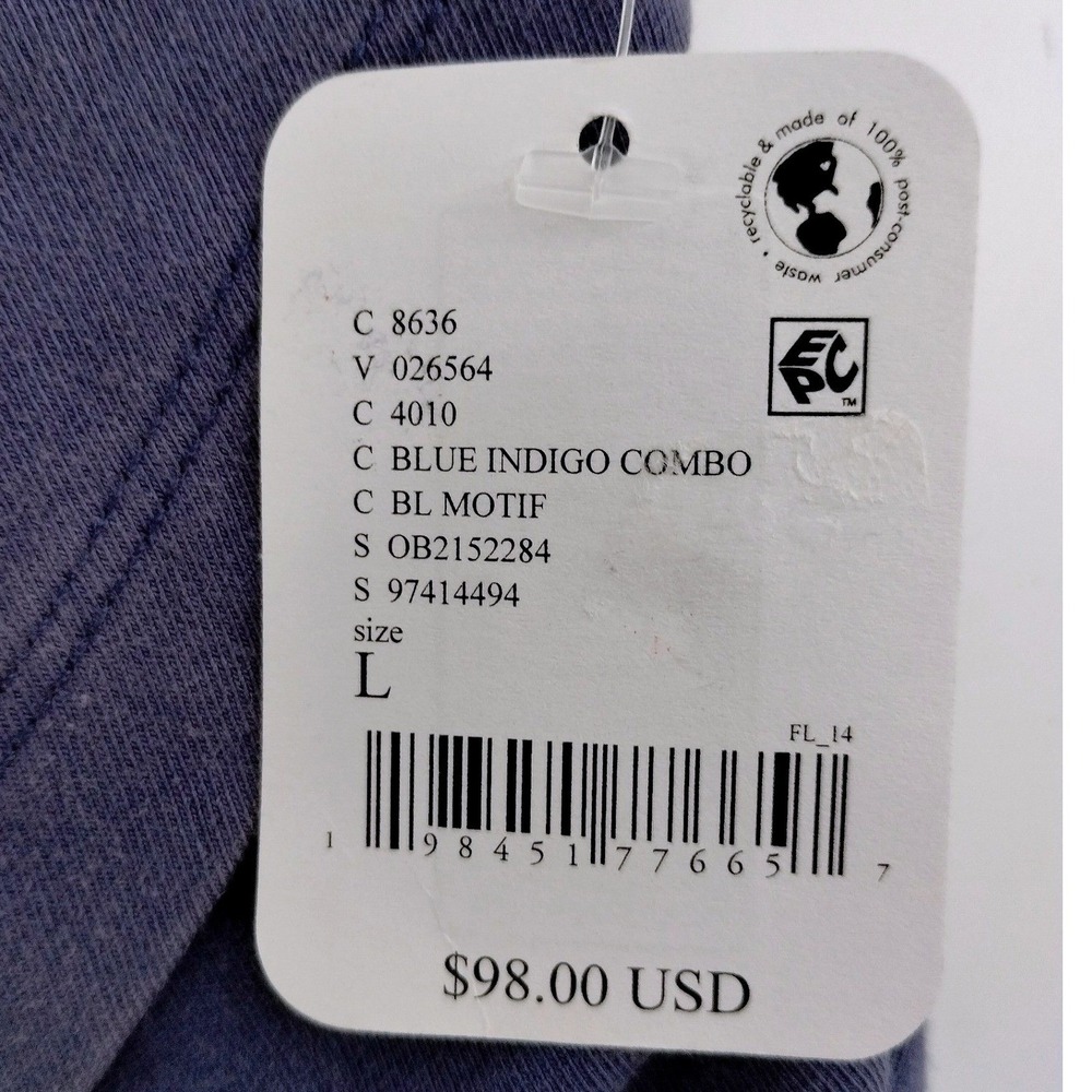 NWT FP Movement Hot Shot Logo Crossover 2 Piece Set Blue Indigo Pockets Large - Picture 6 of 16